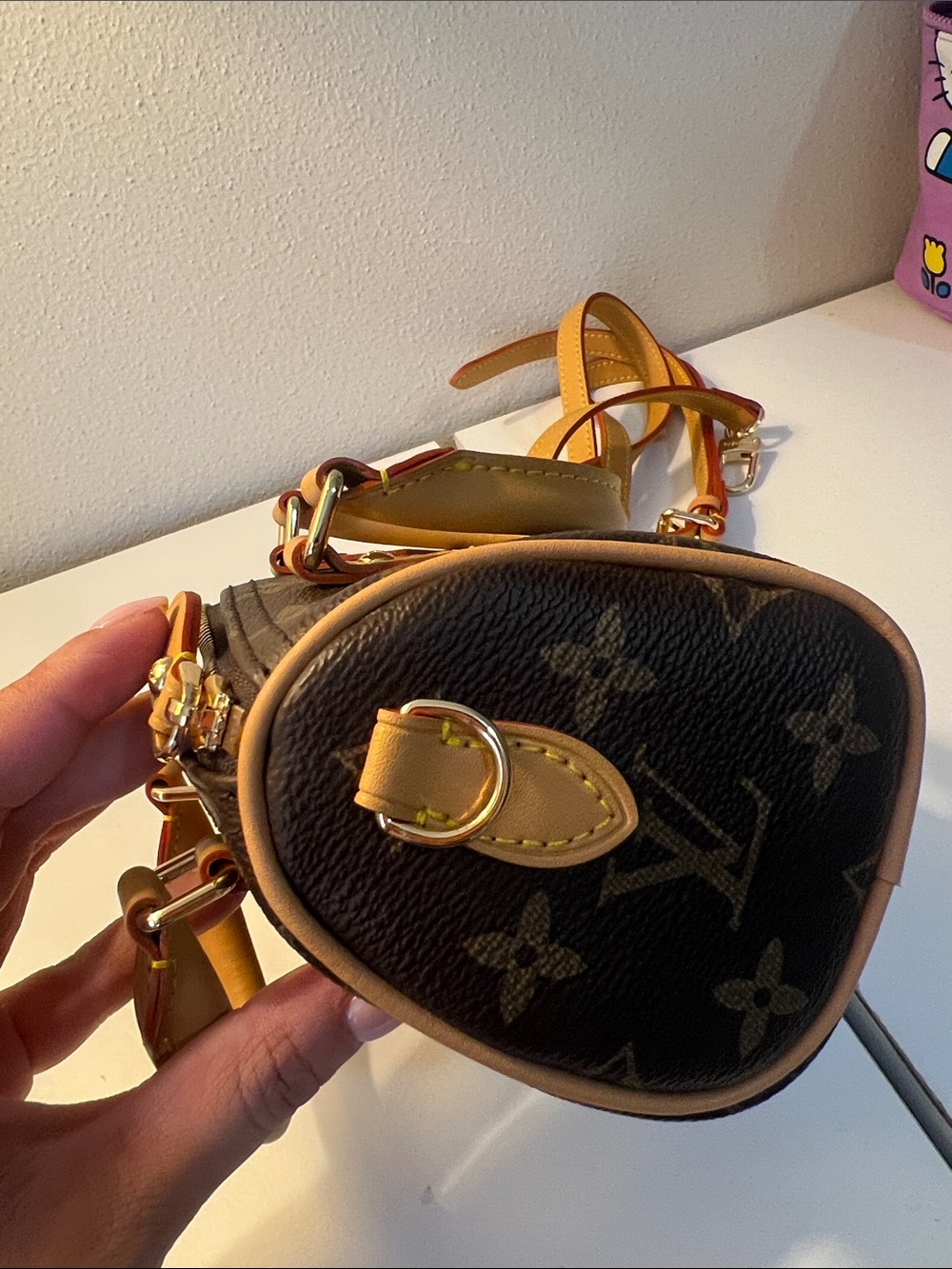 Mini Monogram Floral Crossbody Speedy Bag - Picture 6 of 6